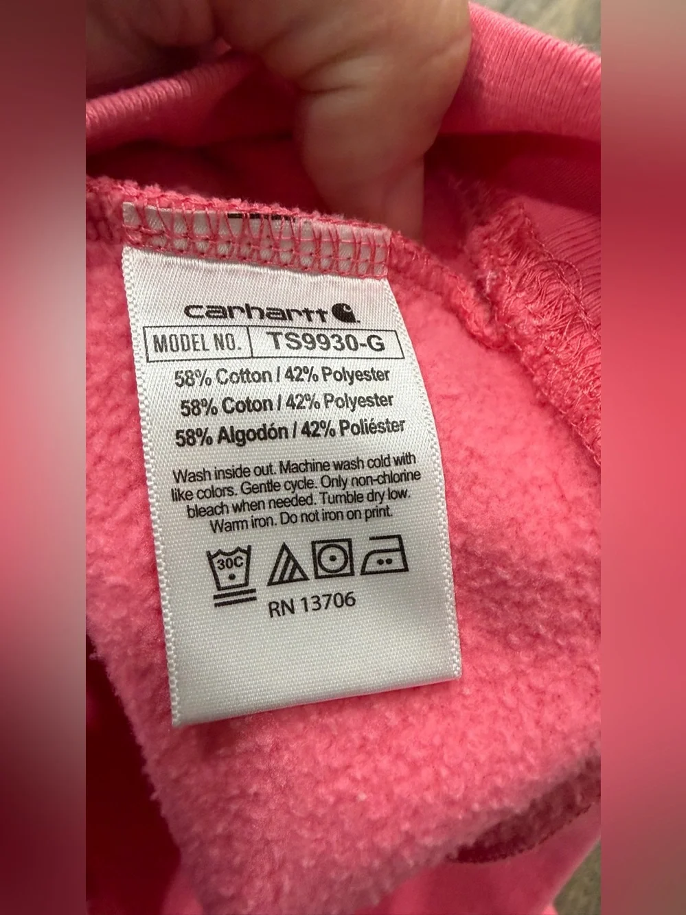 Carhartt girls pink